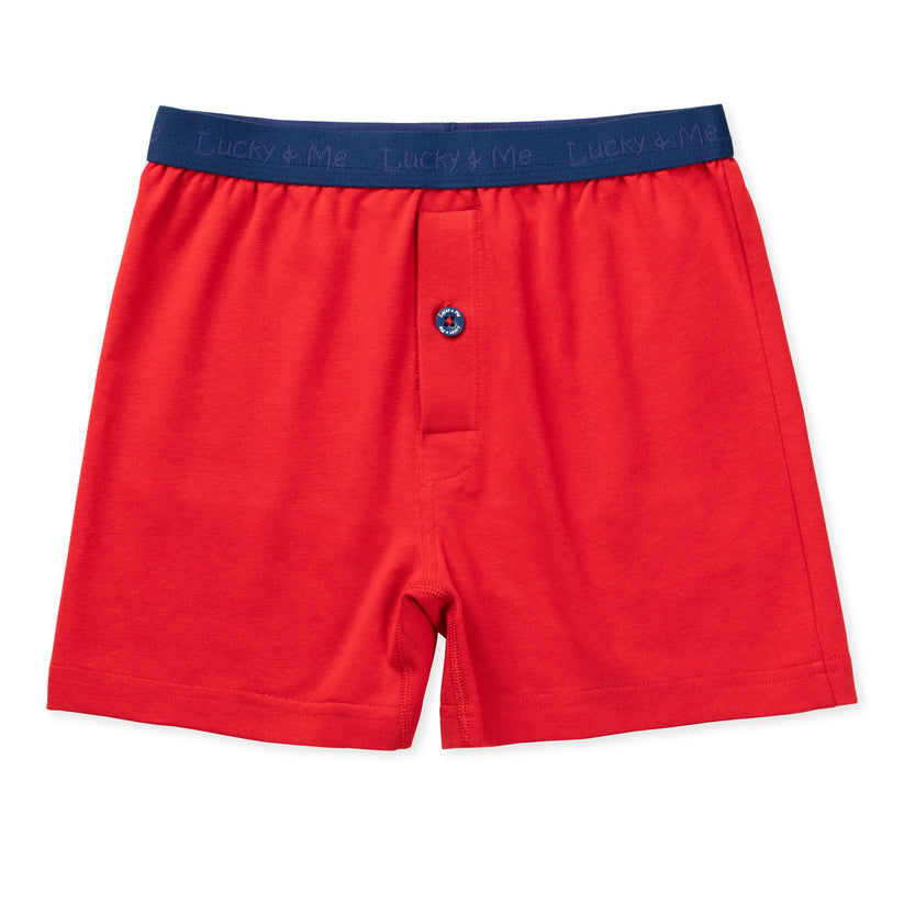 Ethan Boys Boxers - Red
