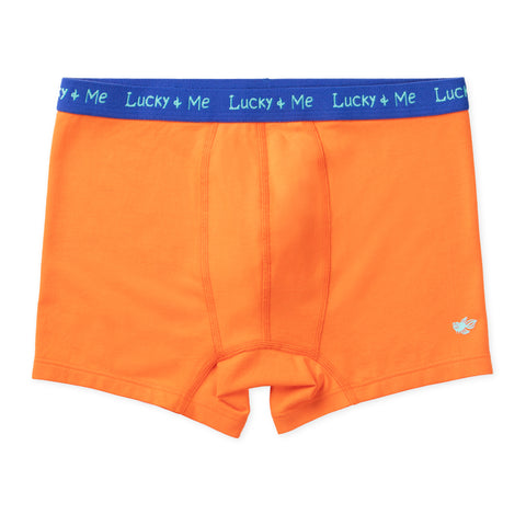 Liam Youth Boys Boxer Briefs - Orange