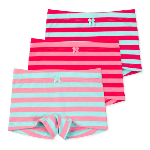 Girls Shorties - Pink Stripe
