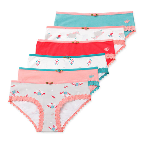 Ava Girls Bikini Underwear (6-Pack)
