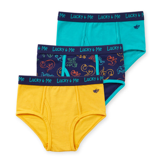 Boys Briefs - Dino 3 Pack