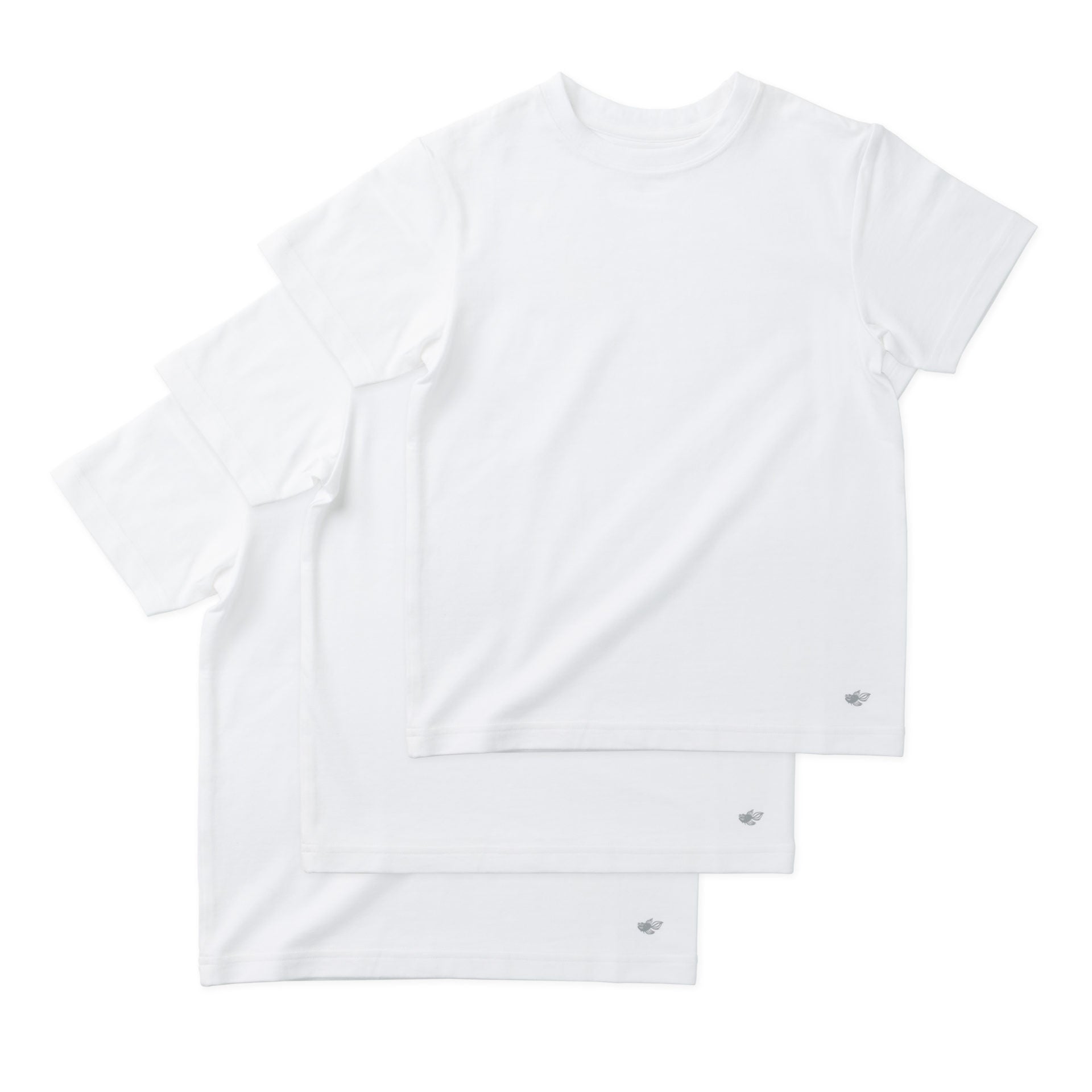 LIFEMANIA LM SERIES S/S TEE（WHITE）　L Logan Boys Classic Tees - Cotton Modal | Lucky & Me