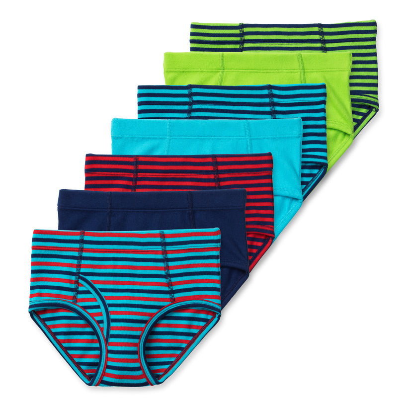 Nolan Boys Organic Cotton Briefs (7-Pack) - Explorer