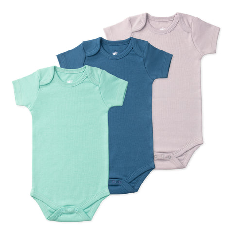 Quinn Short Sleeve Baby Bodysuits (3-Pack)